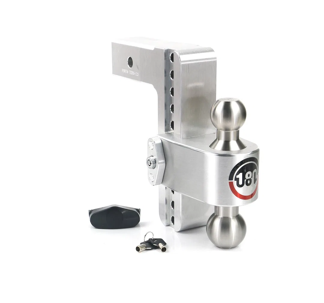 LTB8-2.5 – WEIGH SAFE Trailer Hitch Ball Mount, Fits 2-1/2 Inch Receiver 18500 Gross Trailer Weight Turnover Adjustab...